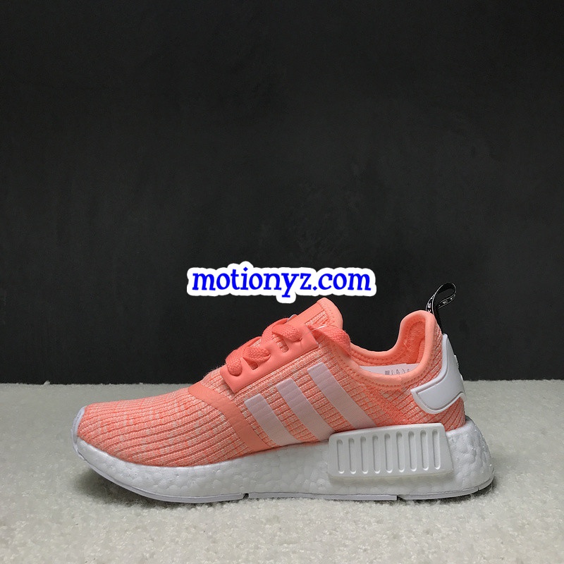 Real Boost Adidas NMD R1 Orange Pink